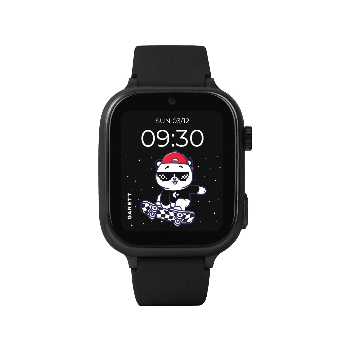 garett Smartwatch dziecięcy - 1,83″ - Face Unlock - z GPS SOS - 4G LTE - Cute czarny