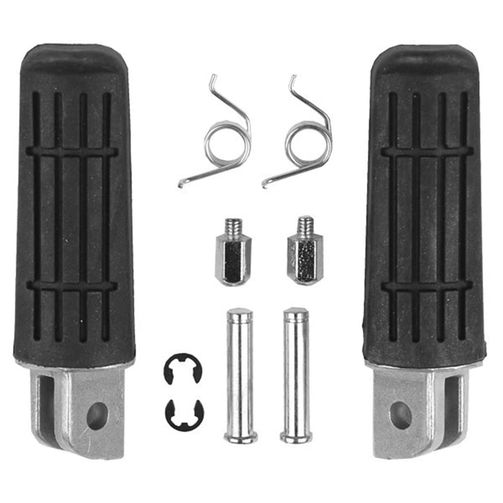 Poggiapiedi anteriori per moto, compatibile con Yamaha TDM 900, XJ 900 S, YZF 1000 R1, BT 1100, FJR 1300, XV 1700, compatibile con Fazer 700, FZ1, FZ6, FZ6R, FJR1300