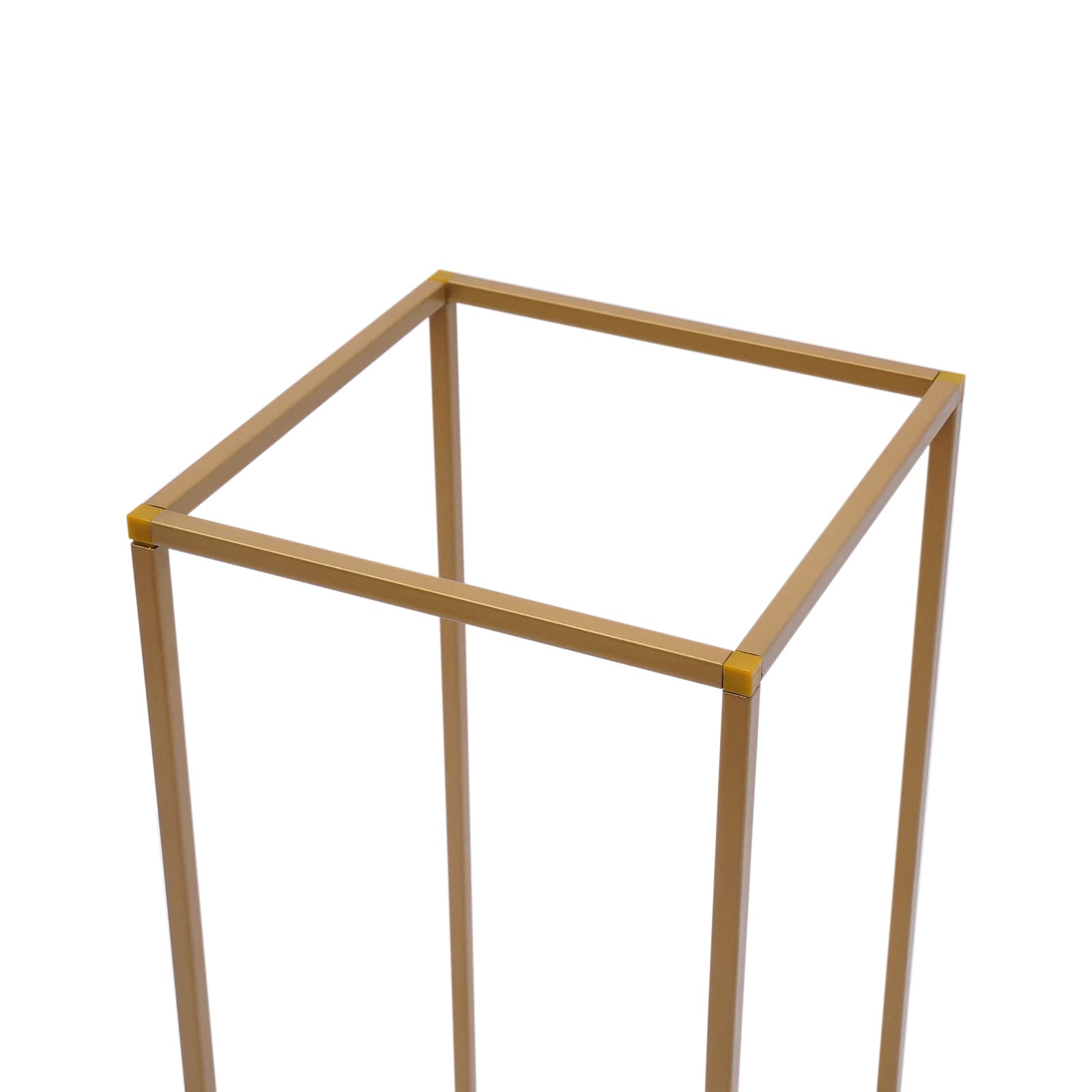 Metalowy stojak na kwiaty, 40/60/80/100 cm, złoty element środkowy, stojak na wazony, geometryczny stojak na wesele, imprezę, dekoracja