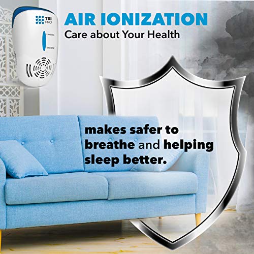 Effective Ultrasonic Pest Repeller - Wall Plug-in Electromagnetic & Ionic - Ant Fly Mosquito Mouse Rats Roach Repellent indoor - Cockroach Control Safe Quiet Electronic Device - 4000 Sq.ft (2-Pack)