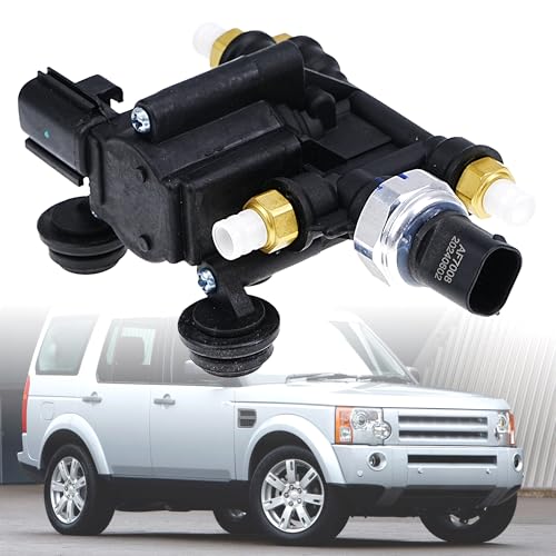 LEVANLIGHT Air Suspension Valve Block Replacement Fit for Land Rover Discovery 3 (2005-2009) & LR4 Discovery 4 (2010-2013), Range Rover Sport, Replaces RVH000045 RVH500070