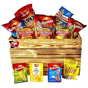 Tschechische Partei Set groß – Tschechische Republik Snack-Box – Original Czechia Kartoffel Crisps