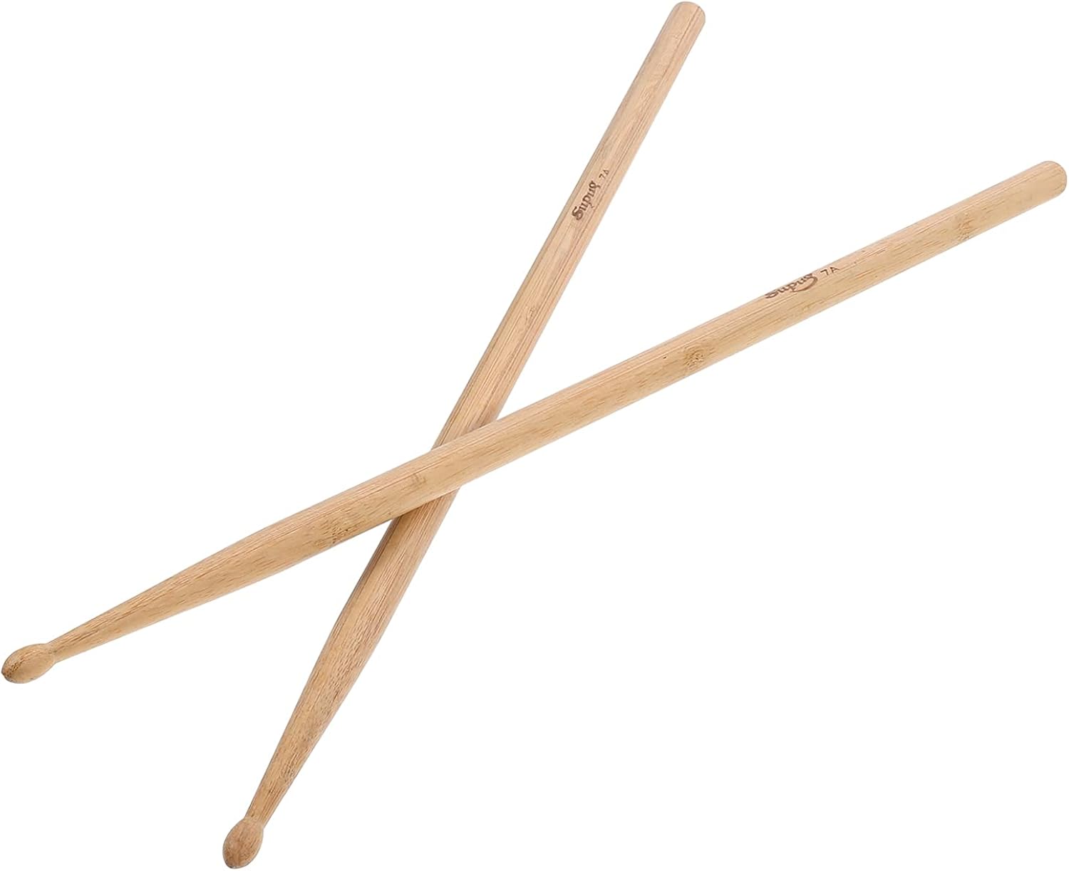generic 2pcs Wood Drumsticks Classic Mallet Bamboo Wood Percussion