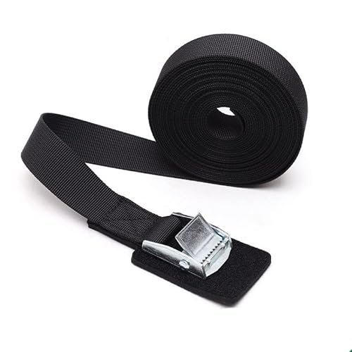 Lashing Straps-6Pack Black 3.28 Ft X 1 Inch Lashing Strap-Adjustabletie Down Straps Cam Buckle Straps-With Buckles Up To 500Lbs For Cargo, Luggage, Bicycles #TOP1