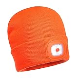 Fonctionnalité : ce bonnet est certifié CE, a une durée de fonctionnement de 2/4 heures, et une luminosité de 150 lumens, il offre une fonction de flash élevé, moyen, et est rechargeable par USB.