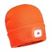 Produktbild UNISEX MENS PORTWEST ORANGE LED HEAD LIGHT WARM KNITTED BEANIE WATCH HAT BO29 - ONE SIZE