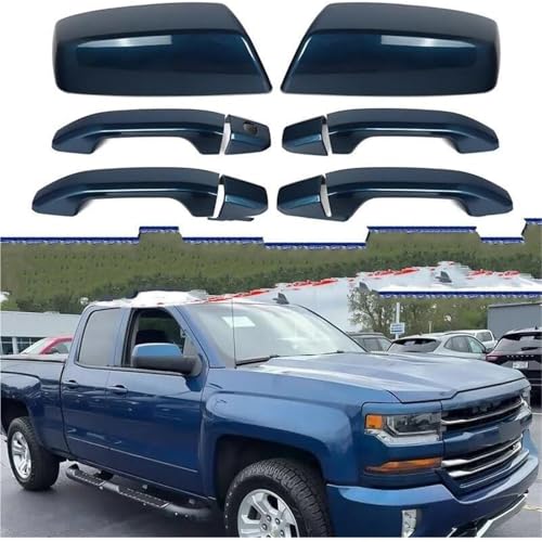 Poignée extérieure de voiture cache blanc Silverado 1500 2014 2015 2016 2017 - 6