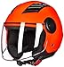 BDTOT Casques de Moto intégraux Demi-Casque Visière Amovible et Boucle à dégagement Rapide VTT Casques de vélo de Montagne Jet Style Scooter électrique Cyclomoteur Moto ECE Homologué