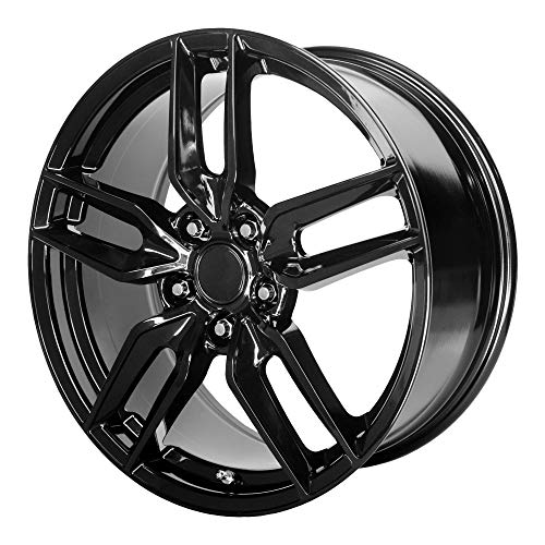 PR160 Gloss Black Wheel with Aluminum (18 x 8.5 inches /5 x 120 mm, 56 mm Offset)