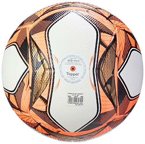 Topper - Bola Slick 2019 Society, Vermelha Neon