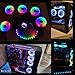 120mm Fan RGB Fans High Performance PC Fan RGB Computer Case Fans Low Noise Computer Fans Cooling Fans - 3 Packs 120mm Case Fan