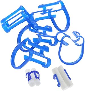 AmeriCan Goods Dental Cotton Roll Holder Clip Disposable 100/pcs Blue Plastic Ortho Cotton Roll Clips