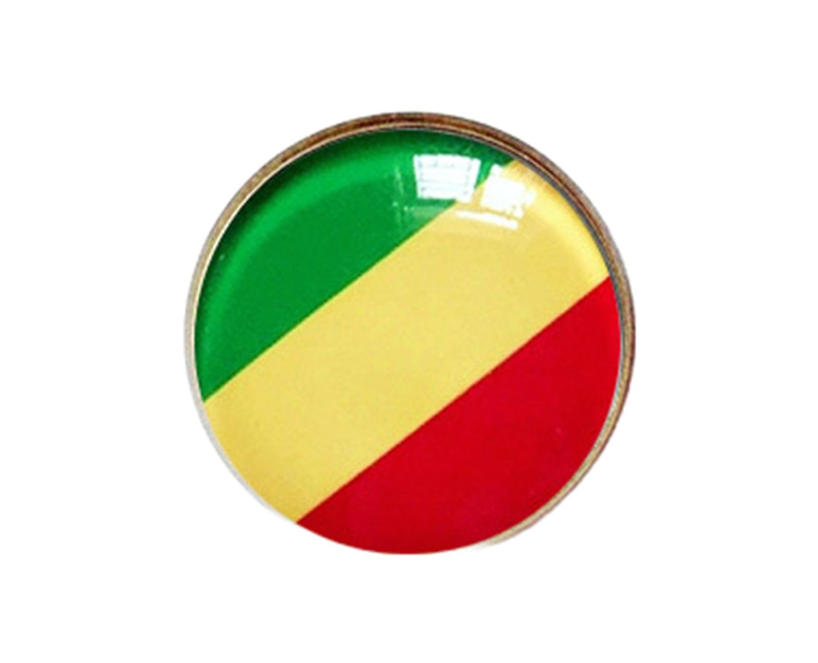 Uijokdef Uijokdef 1 PCS National Flag 6 Pin Round,Lapel Pins party Gifts, Patriotic Pin for Men/Women,National Flag Brooch Accessories Party Favors, Hat Suit Decorations