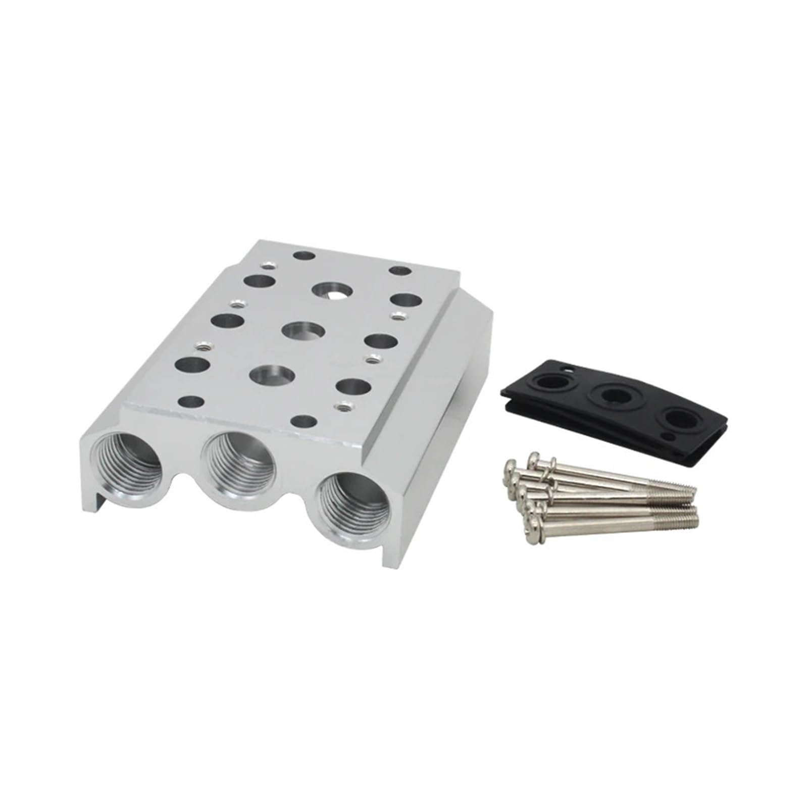 Collecteur 4V100M pour électrovannes 4V110-06 4V120-06 4V130-06 plaque de base pneumatique 11 stations