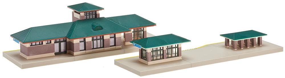 Kato USA Model Train Products North American Suburban Station kit