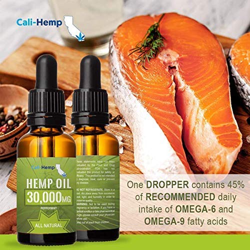 (2 Pack) Pure Organic Hemp Oil Extract 60000mg for Anxiety Relief Stress Relief & Pain Relief- All Natural Hemp Drops Ingestible & Topical Use - Vegan - Non-GMO - Plant Based-Peppermint - Image 7