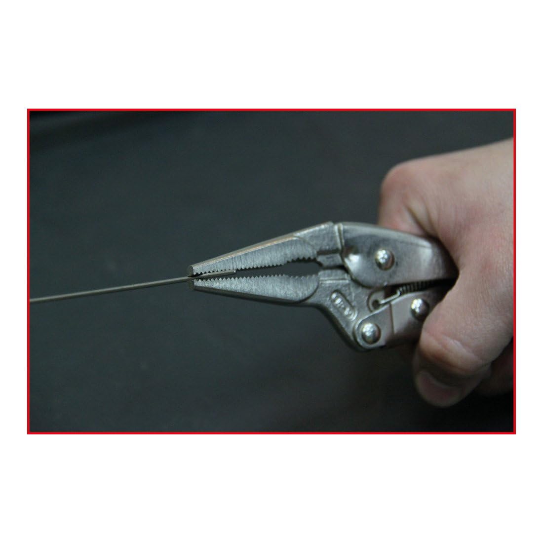 KS Tools 115.1034 Pince étau 6" bec rallonger 150 mm