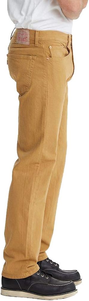 Levi's Men's 505 Regular Fit Jeans (Also Available in Big & Tall) Standard 36W x 32L Medal Bronze - Dark Khaki