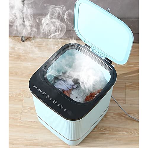 FSJJD 3 kg Mini Waschmaschine Hohe Temperaturen Kochen und Waschen Kleines halbautomatisches einzelnes Fass (Color : Blue) - Image 6