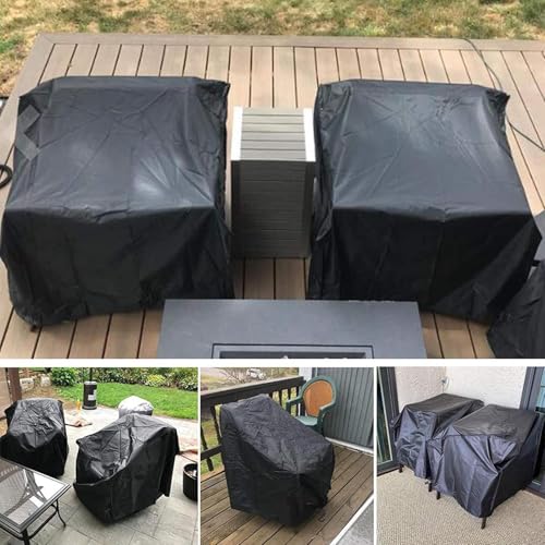 Housses imperméables chaises de terrasse contre la pluie et poussière - 5