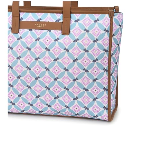 RADLEY London Willow Walk Responsible Women’s Large Recycled Fabric Ziptop Shoulder Bag, Chalk4