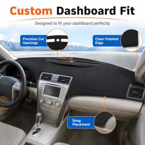 Tapis de tableau de bord antidérapant évite les reflets Camry 2007 - 3