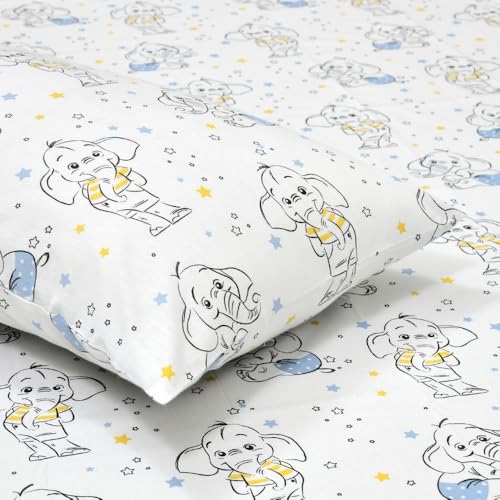 Image of haus & kinder 210 TC Single Bed Sheet Pure Cotton Bedsheets for Single Bed with 1 Pillow Cover, Soft & Breathable Cotton Fabric Savannah Bedsheet,Multicolor