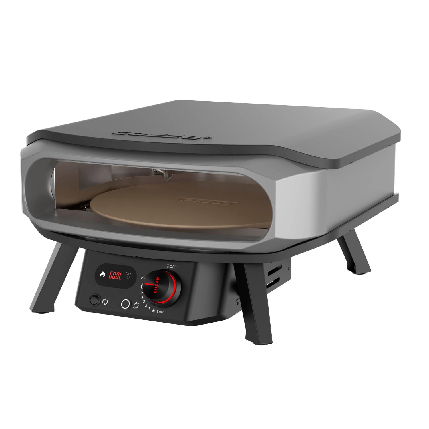 Cozze Gas Pizzaofen 17 Zoll Outdoor 50mbar mit Drehfunktion