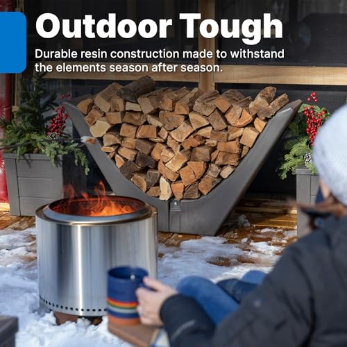 Step2 Longhorn Firewood Rack – Firewood Nest – Log Holder for Outdoor or Indoor Use – Ideal and Elegant Wood Storage Solution for Fire Pits, Fireplaces, Wood Burning Stoves, and More – Easy Assembly - image 4