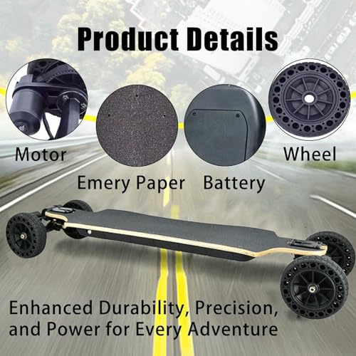 CZXCRTURT オフロード電動スケートボード