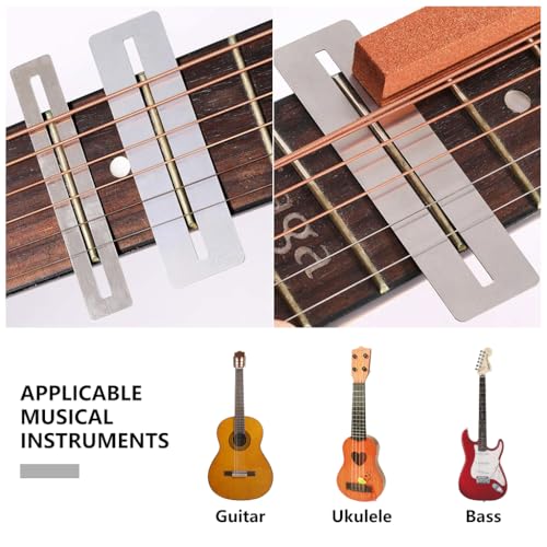 Image of HASTHIP 25 in 1 Guitar Repair Tool Kit, Guitar Maintenance & Setup Tool Kit, Fret Ruler, Radius Gauges, Nut & Fret Files, String Winder & More, with Organizer Bag