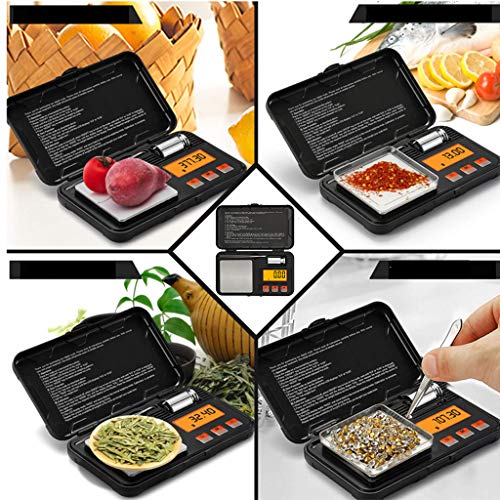 LOVIVER Mini Precisão Digital Gram Jóias Pesa Comida Cozinha Balança 0,001-200g - 0,001g