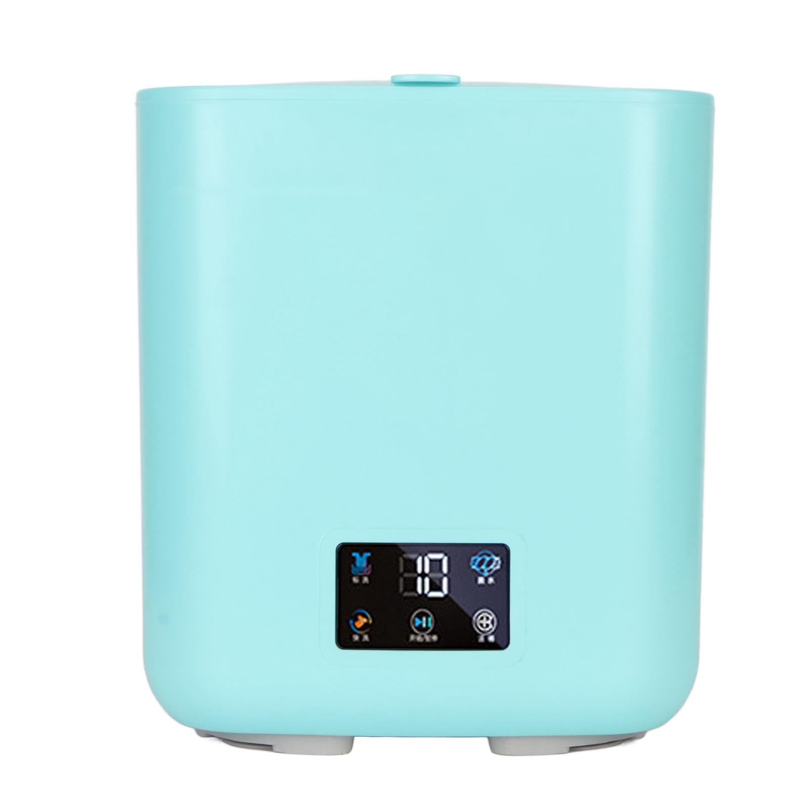 Lavadora, ABS 7L Pantalla Táctil Automática LCD 100-240 V Lavadora con Secadora Rotativa Al Dormitorio (Enchufe de la UE)