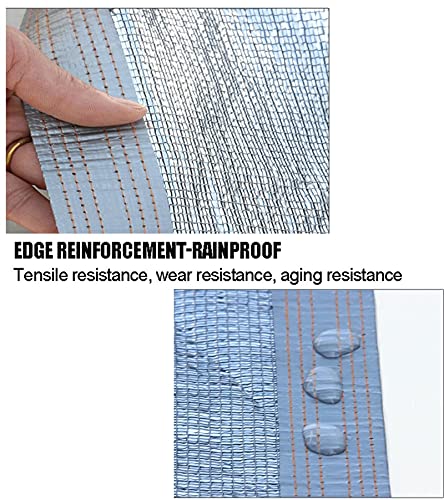 Panneau d'ombrage en aluminium blocage UV 99% résistant intempéries avec oeillets - 5