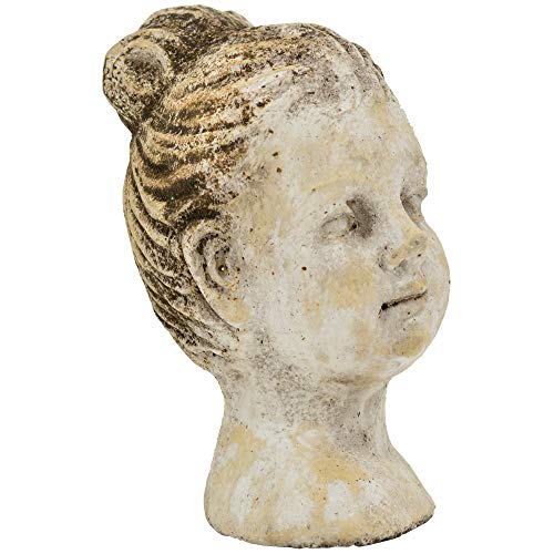 matches21 - Buste pour femme - Aspect vieilli - Style vieilli - Pour fille - Aspect tressé - Aspect vintage - Couleur : marron 13,5 cm Cover
