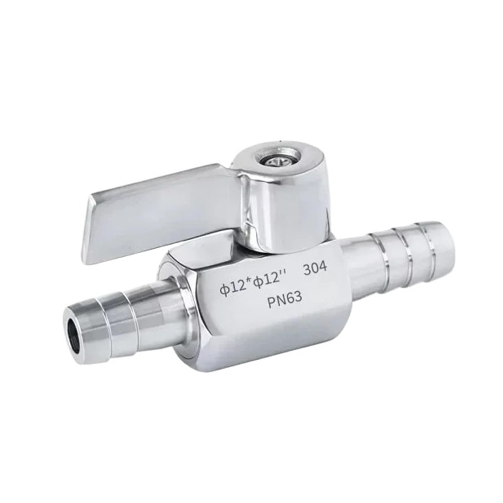 válvula de Aguja Válvula Micro de Junta de Piel de Manguera de Acero Inoxidable 304, 7 mm, 8 mm, 10 mm, 12 mm(10mm x 10mm,Stainless Handle)