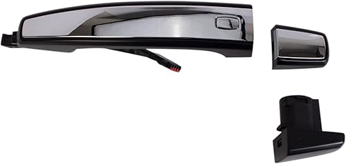 Miniatura 476 de TRQ Manija de la puerta exterior trasera izquierda del lado del conductor negra compatible con Honda Civic 2001-2005