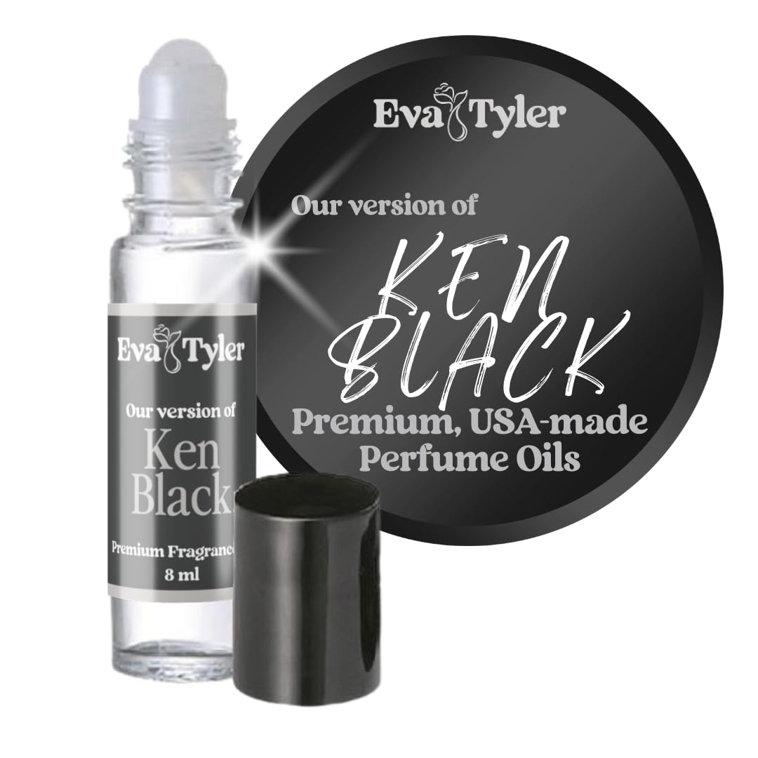 Ken Black Premium Cologne Roll on USA made Long-lasting Mens Roll on 8ml