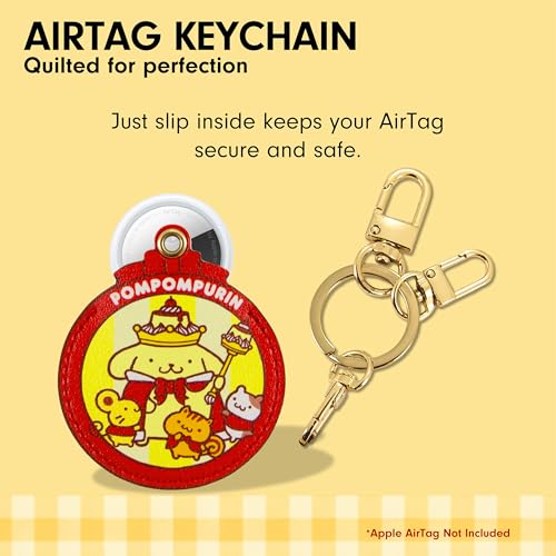 Image of Sonix Keychain Case Compatible with Apple AirTag (Pompompurin 30th Anniversary)