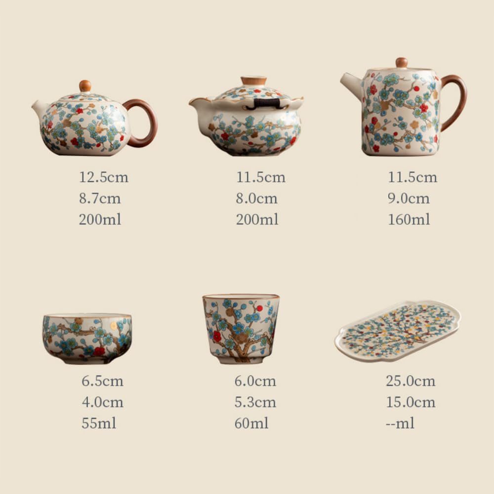 XVVXティーポット ティーカップ ティーセットカップ ティーポット ヨーロピアン耐熱セラミック アフタヌーンティーセット (F)