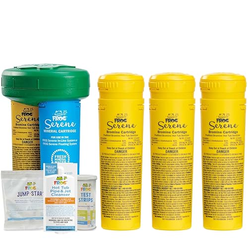 Image of FROG Serene Floating System for Hot Tubs, 4 Month Fresh Start Bundle