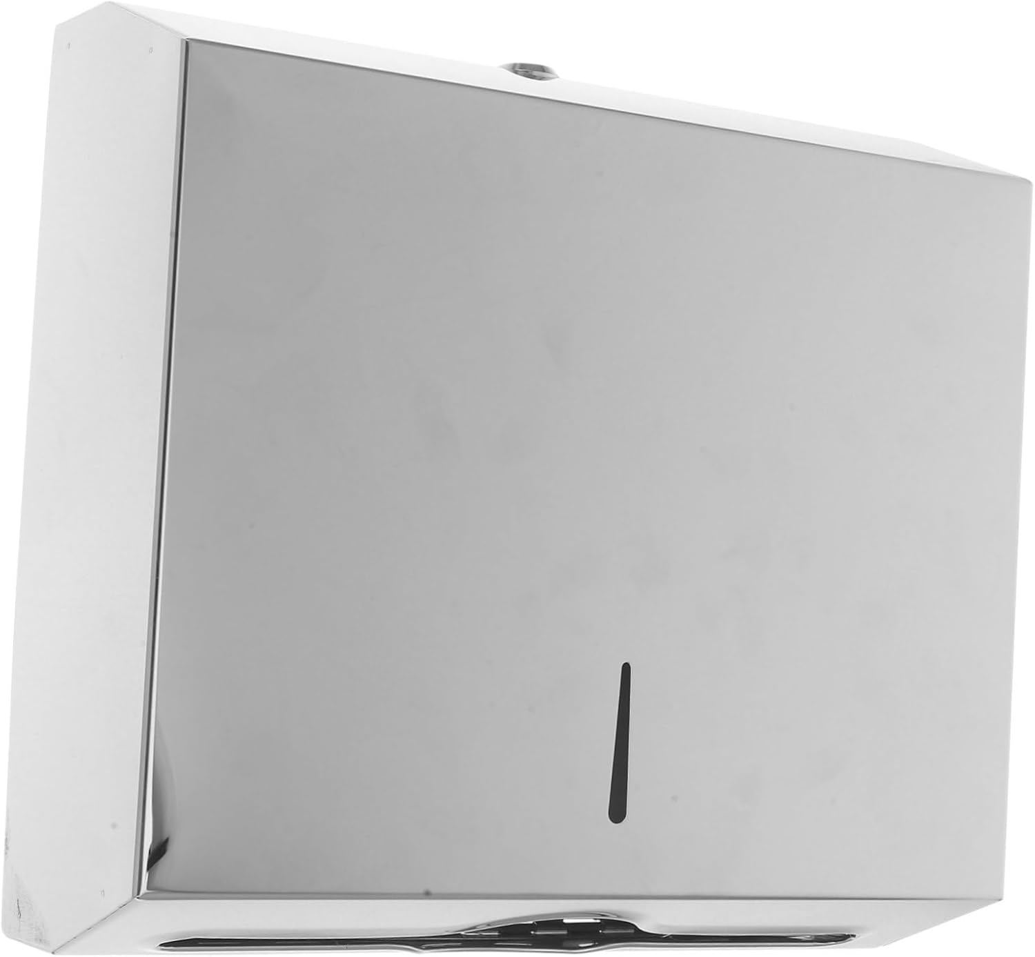 Stainless Steel Paper Towel Dispenser Wall Mount Tissue Holder for Bathrooms Hospitals and Public Spaces Elegant Design for Quick Tissue Replacement and