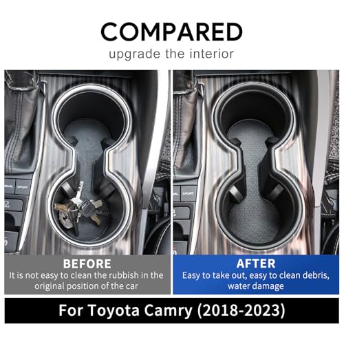 Portavasos central antideslizante para Toyota Camry 2018-2025 miniatura 3