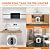 KENUOS Under Sink Instant Hot Water Heater 2.5 Gallon Water Heater Digital Display Household 120V 1500W Mini Tank Water Heater,RV Small Water Heater with Updated Pressure Release Vavle