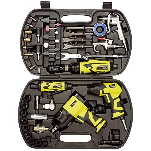 Draper 83431 Storm Force Air Tool Kit 68 Pieces  Blue