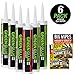 Green Glue Soundproofing and Acoustical Caulk Combo Set - 5 Green Glue soundproof Compound and 1 Acoustic Sealant Adhesive Seal.