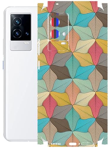 Image of AtOdds - Full Body Back Screen Guard Protector Film - Lamination Wrap Skin Sticker Compatible with IQOO 9 | Scratchproof Matte Finish (Autumn)