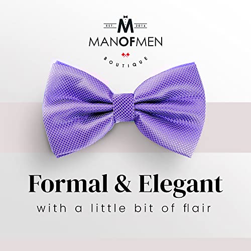 Man Of Men Purple Bow Tie, Purple Bow Ties For Men, Men's Bow Ties With Adjustable Strap, Bowties Men, Clip On Bow Tie, Tuxedo Bowtie, Mens Bow Ties #TOP1