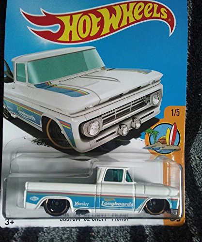 Hot Wheels 2017 Surf's Up Custom '62 Chevy Pickup 348/365, White