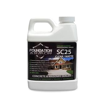 SC25 Penetrating Concrete Sealer Water Based Siliconate Sealer 16 OZ Sample